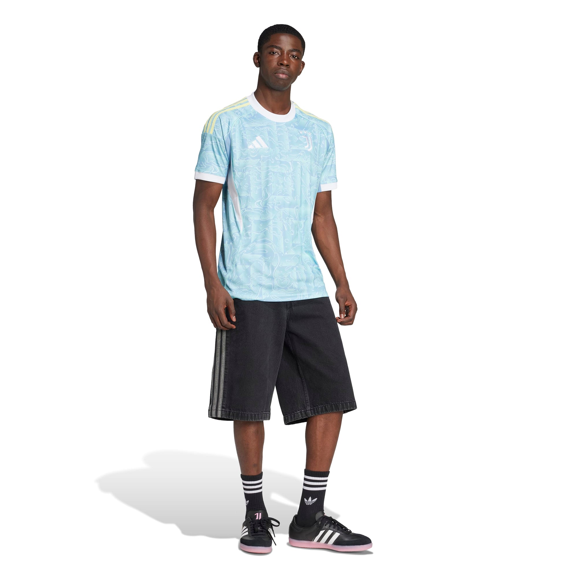 Adidas Juventus 25/26 Away Jersey Ash Blue