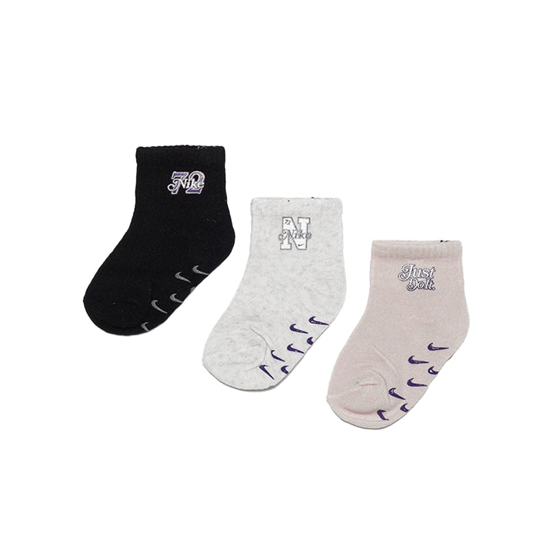 Nike NHN 3pk Varsity Prep Gripper - Court Purple