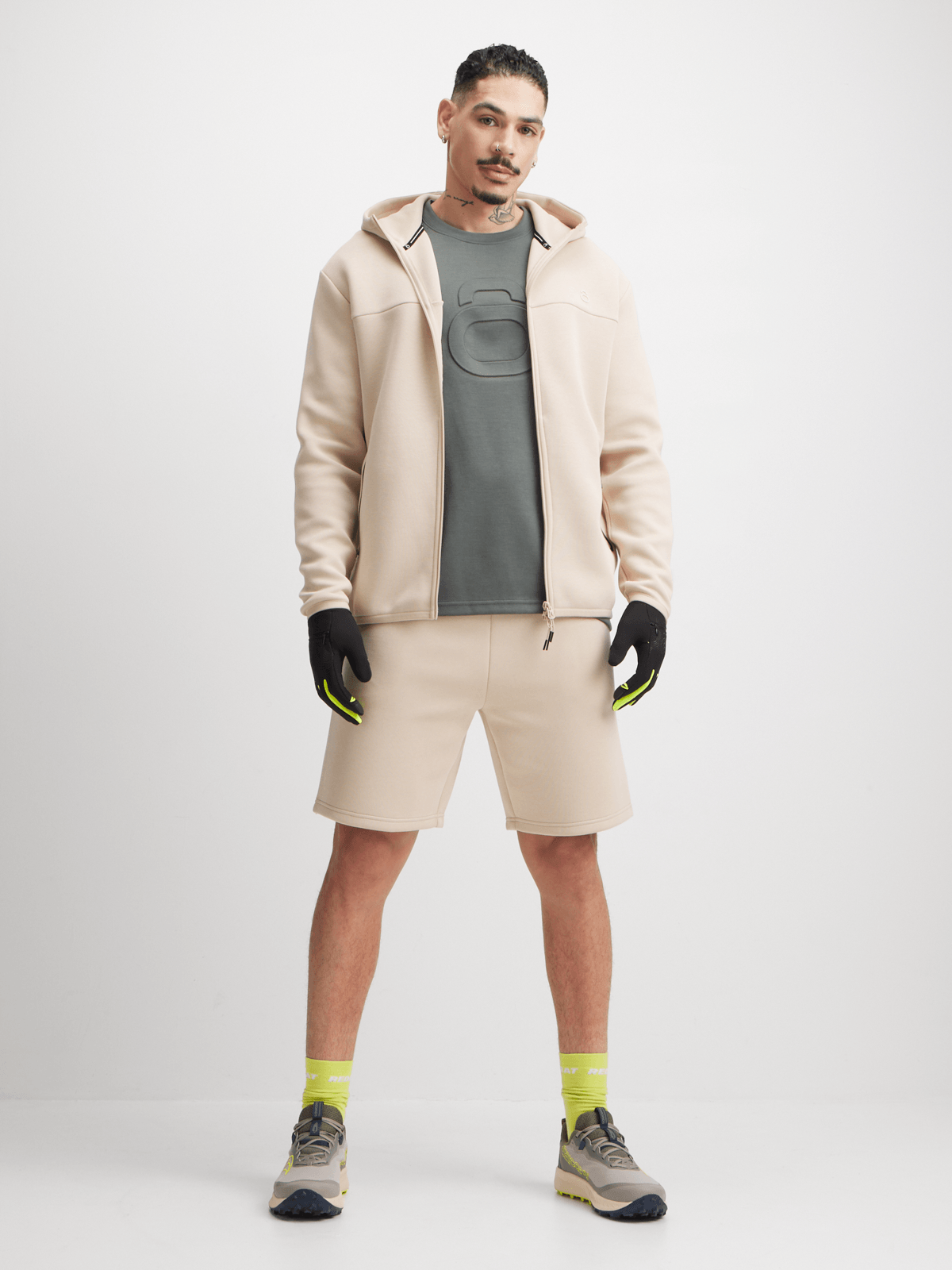 TS Men&#39;s Premium Tonal Fatigue Tee - Soft Interlock Fabric for Training &amp; Style