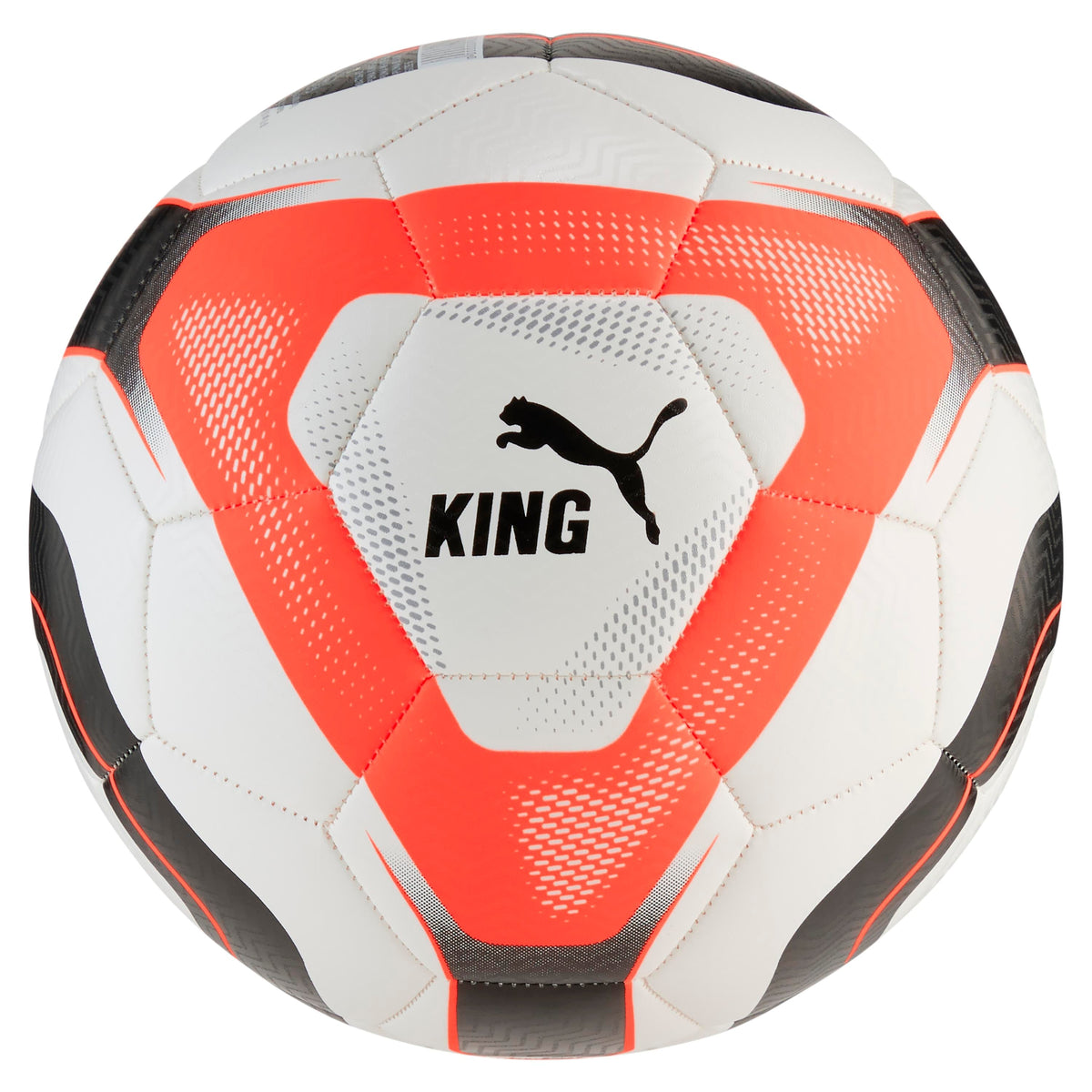 Puma KING Ball White - Glowing Red
