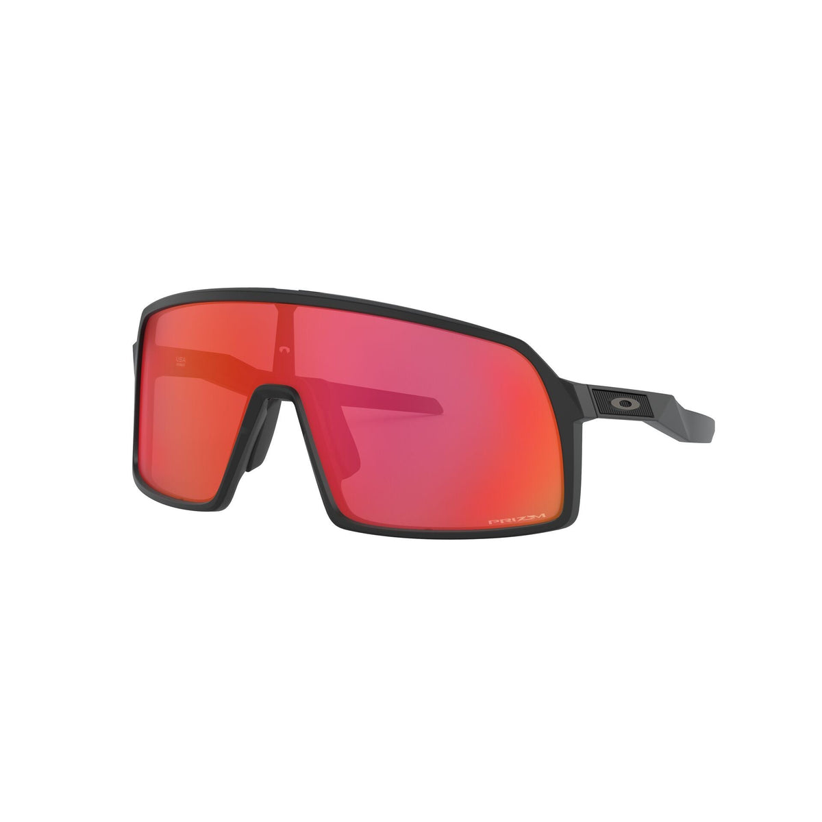 Oakley Sutro S Sunglasses Black Prizm Lens Trail Torch