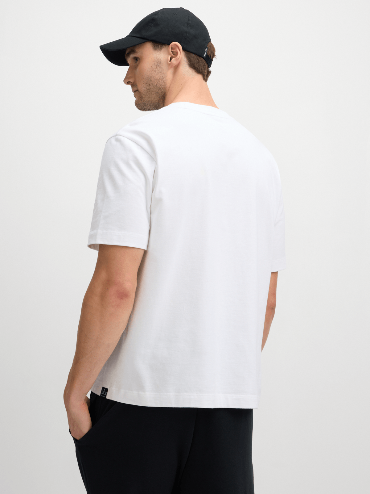 TS Men&#39;s Unlimited Graphic White Cotton Crew Neck Short Sleeve T-Shirt