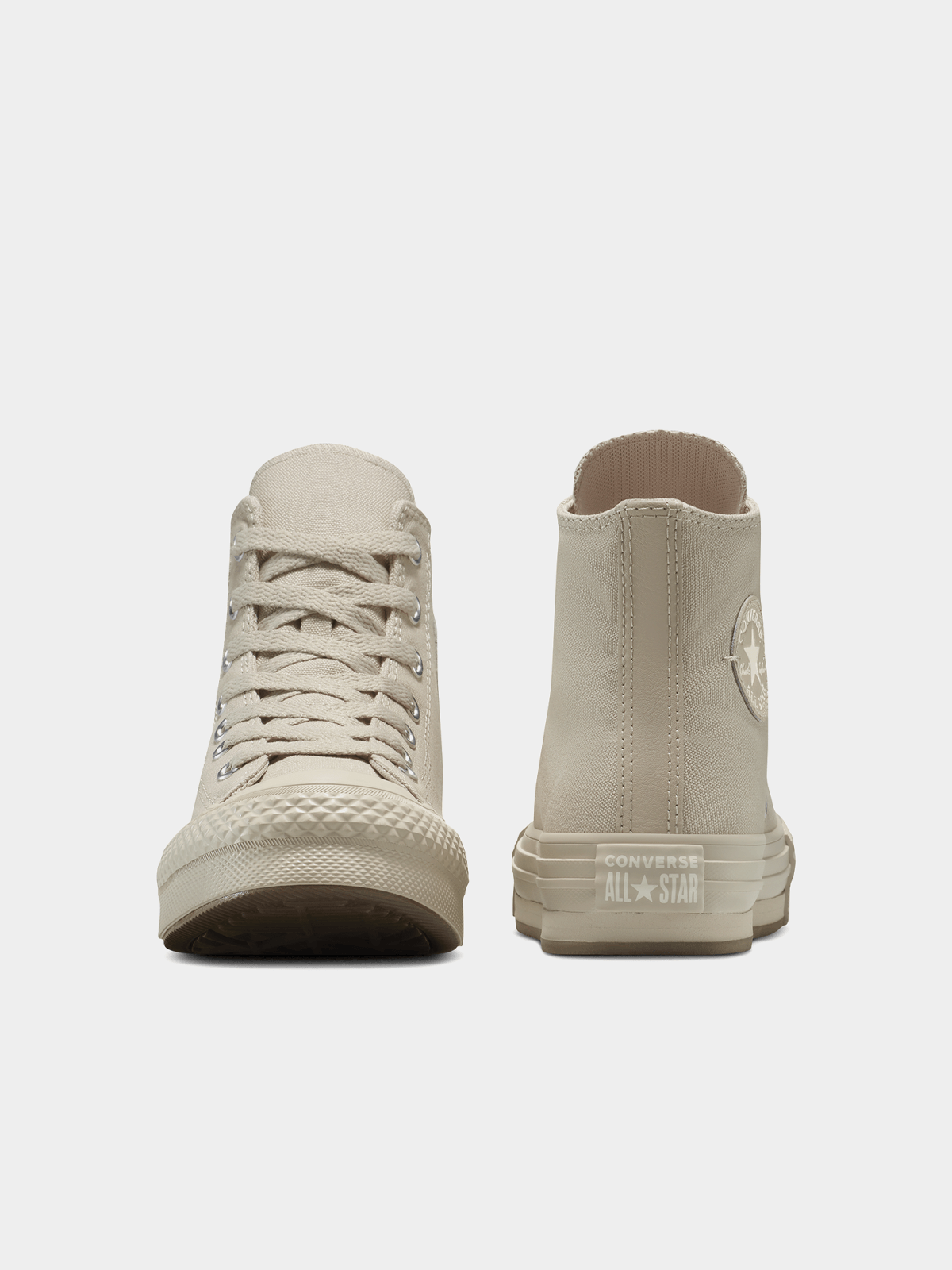 Lightweight EVA Platform Kids&#39; Converse Chuck Taylor All Star Monochrome Sneakers