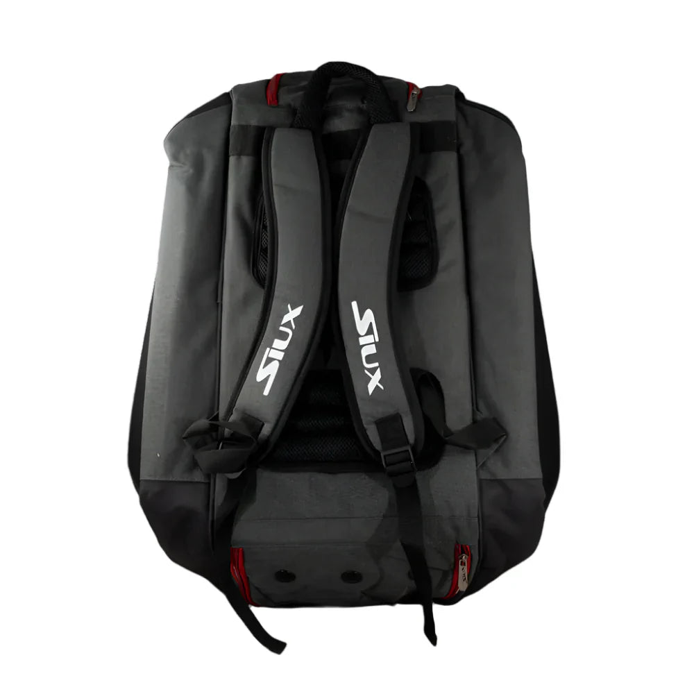 Siux Pro Tour Racket Bag - Black - Straps
