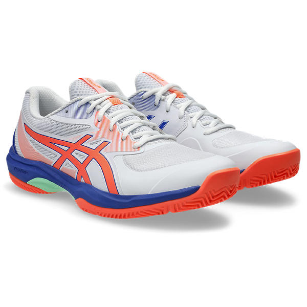 Asics Game FF Padel White/Vivid Coral