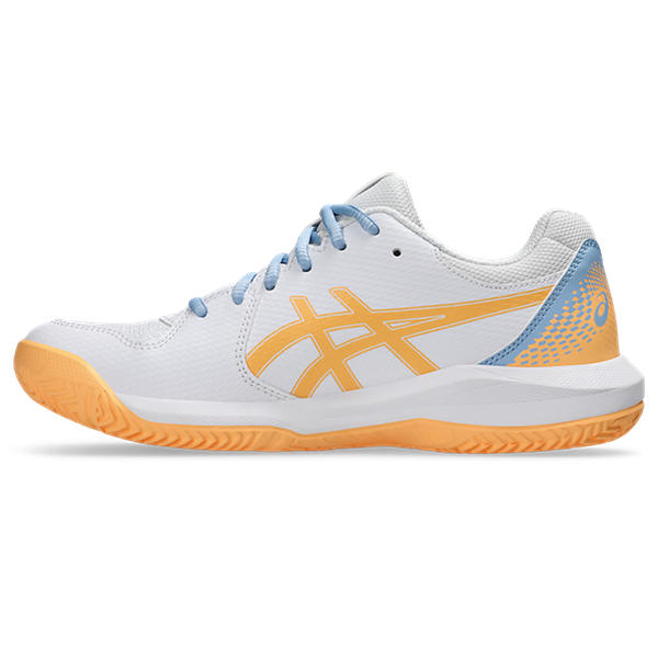 Asics Gel Dedicate 8 Padel White/Orange Glow