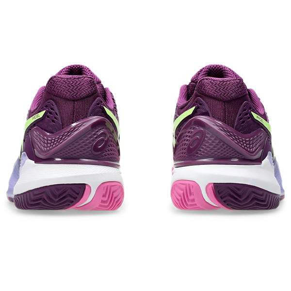 Asics Gel Resolution 9 Padel Deep Mauve/Lime Green