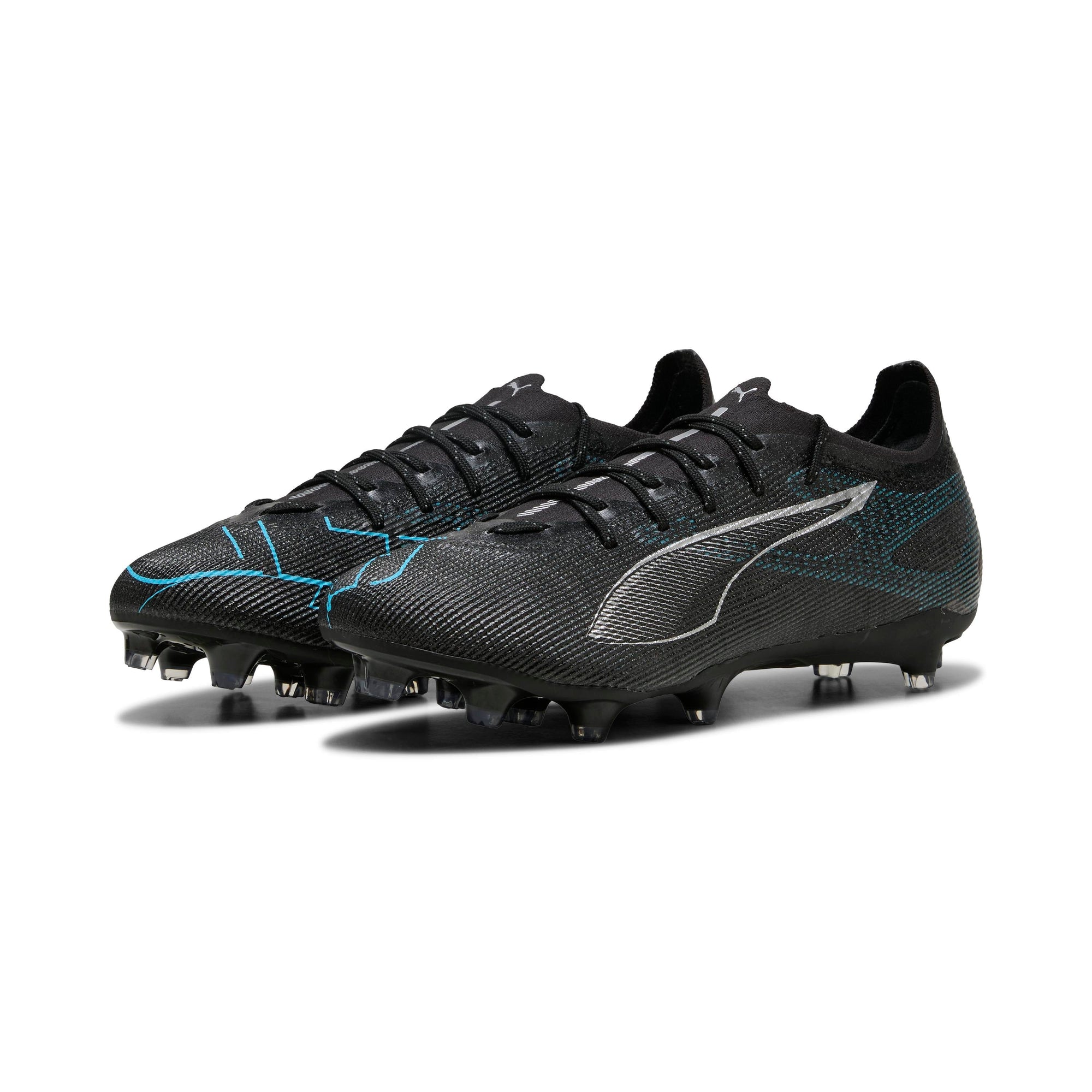 Puma Ultra 5 PRO FG/AG Black Silver-Bright Aqua
