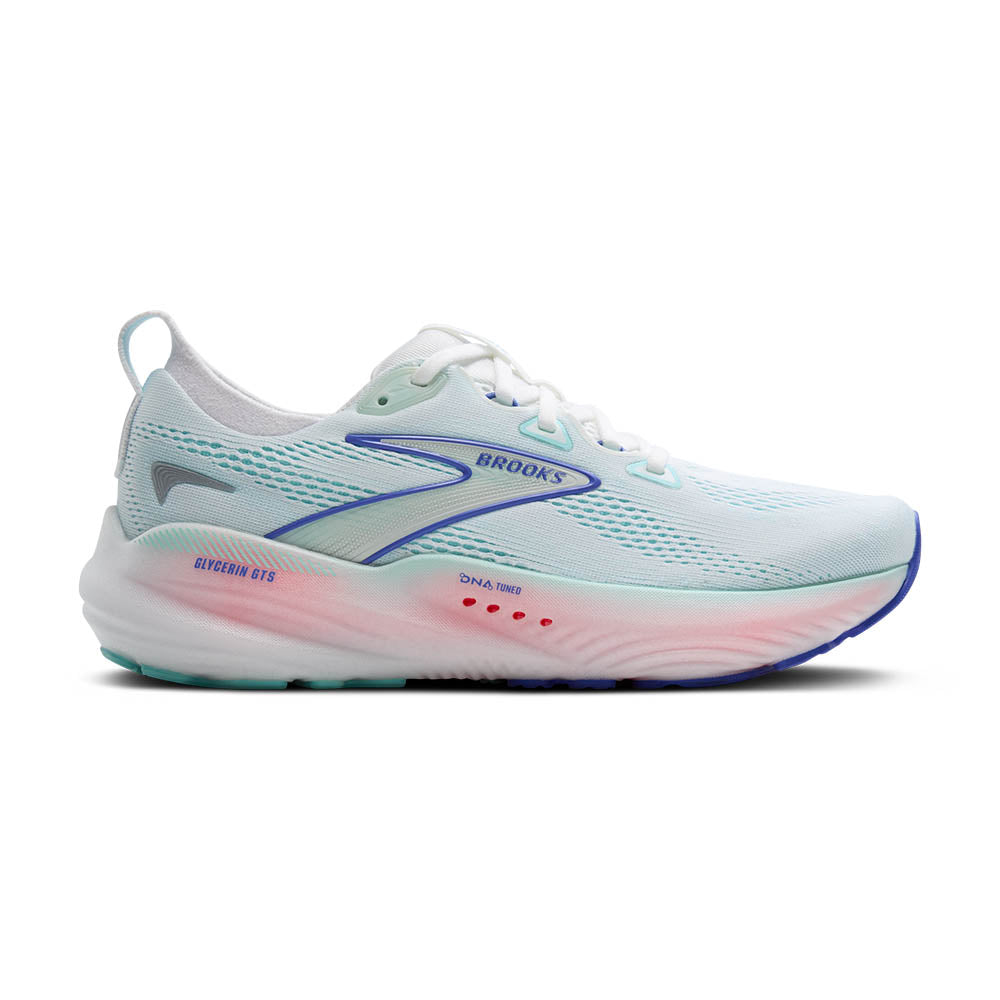 Brooks Glycerin GTS 22 White/Limpet Shell/Amparo Blue
