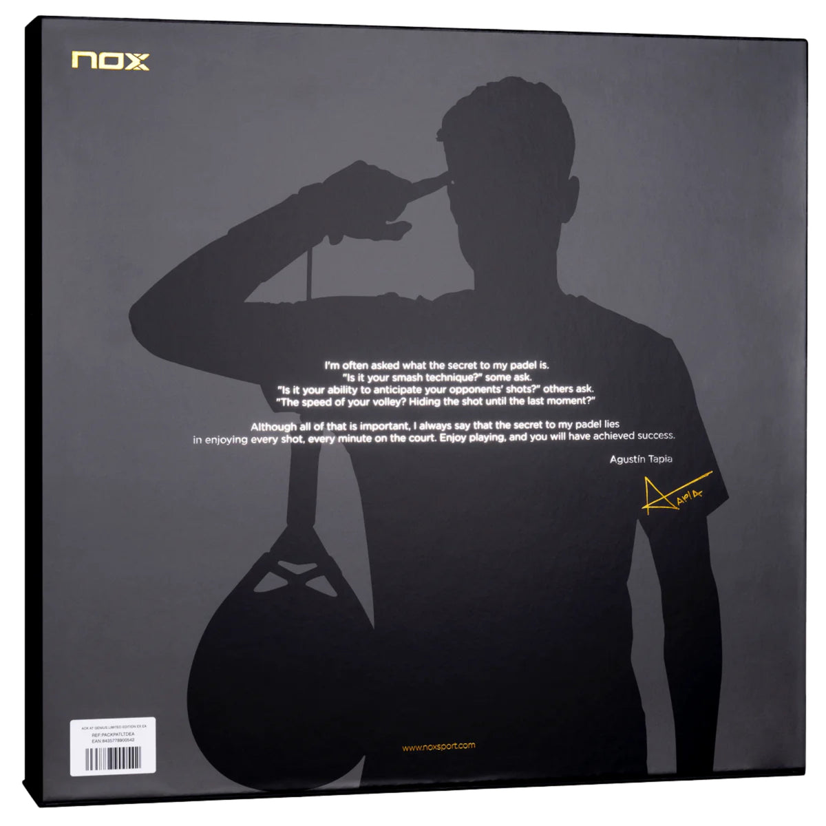 NOX AT10 Genius Dubai P1 Limited Edition Pack - Box Back
