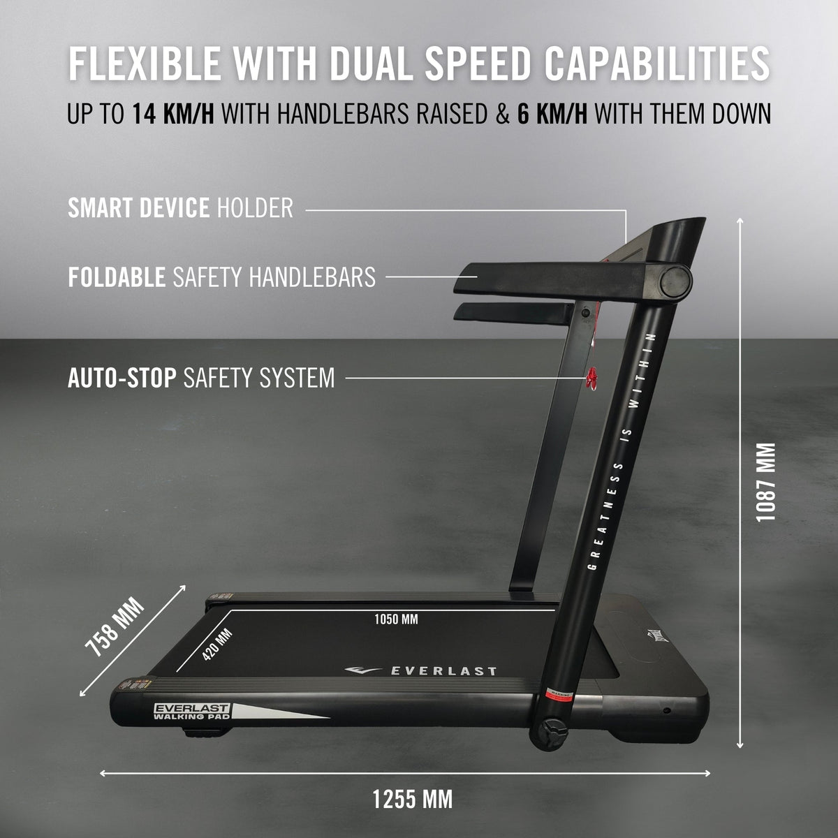 Everlast Space Smart Walking Pad / Treadmill