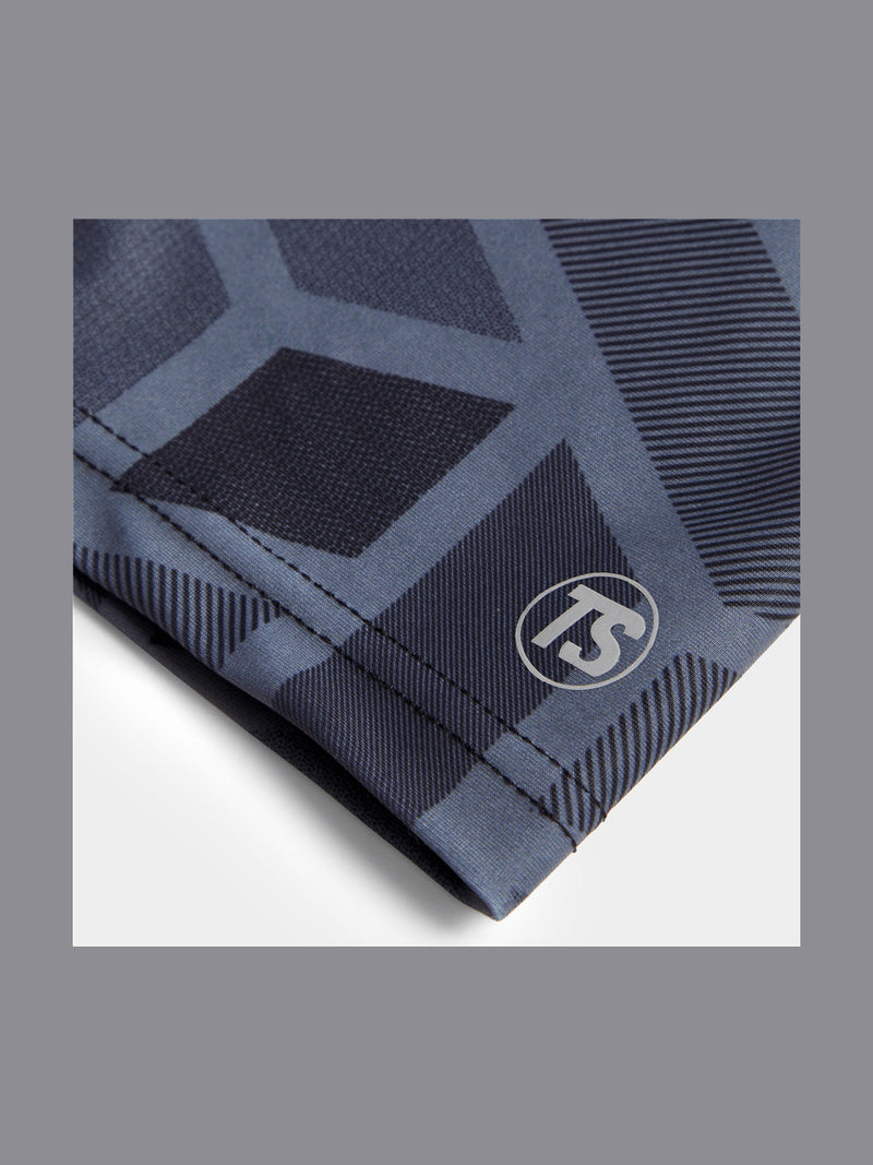 TS Men's All-Over Print Grey Swim Jammer - Durable, Stylish Performance Swimwear