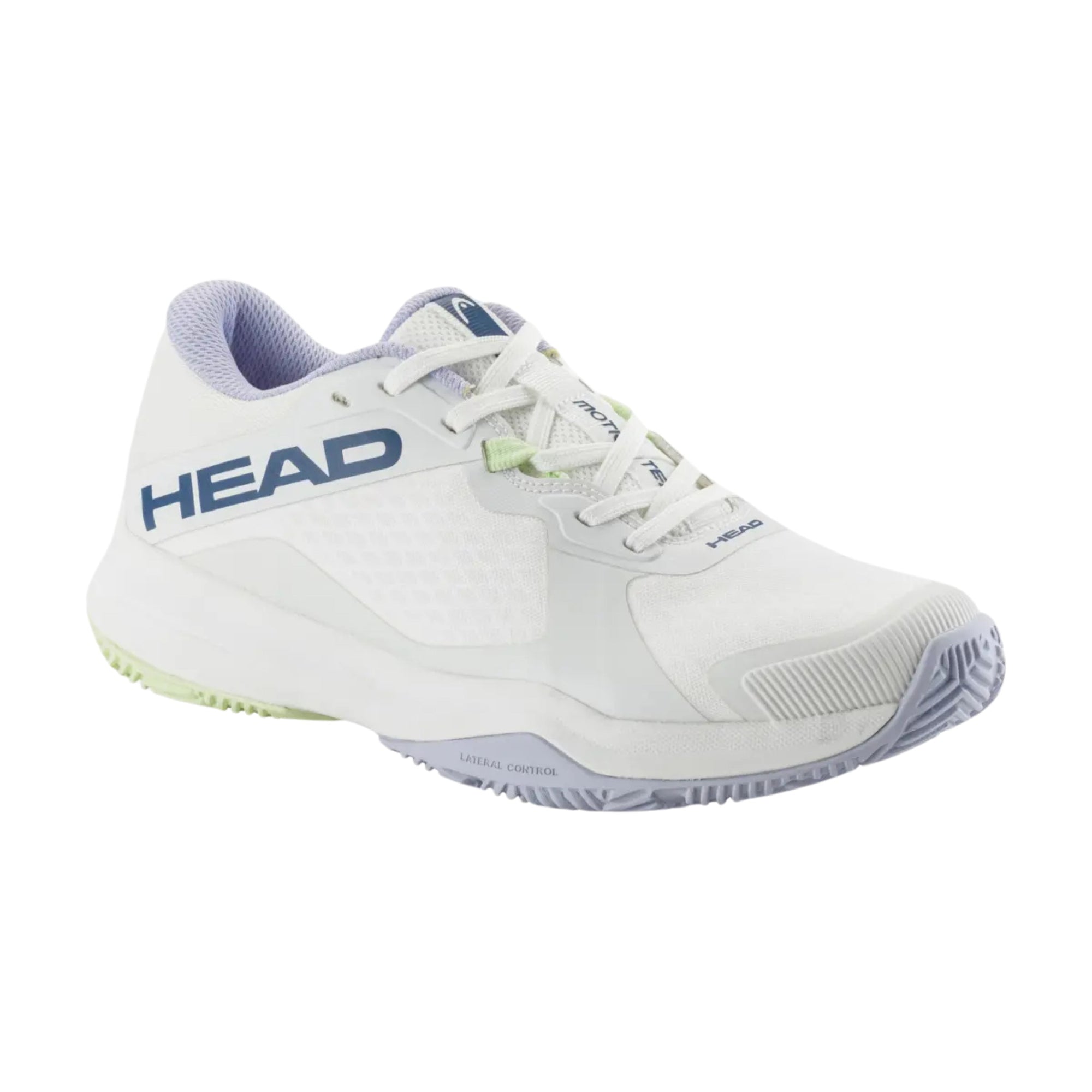 Head Motion Team Women's Padel Shoes - White/Lavender - Cover