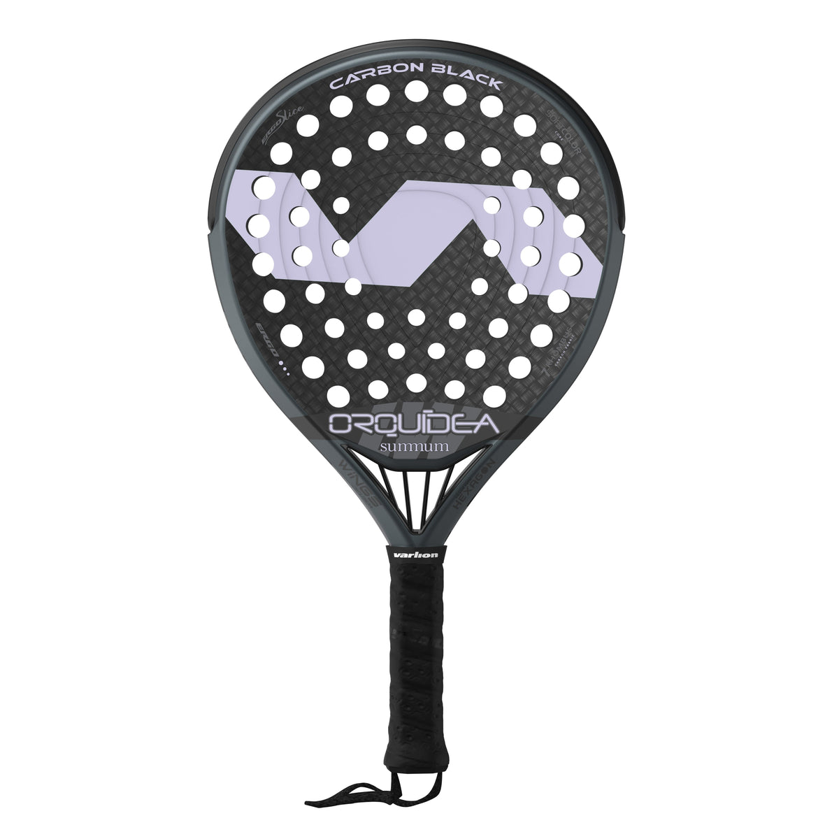 Varlion LW Carbon Black Orquidea Padel Racket - Cover