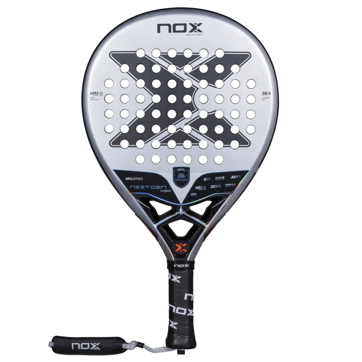 NOX Nextgen Pro Hybrid 3K Padel Racket - Cover