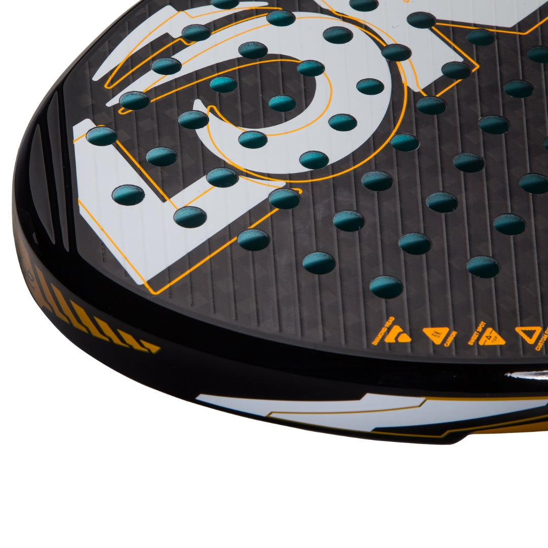 LOK Carb-On Hype Padel Racket  - Face 1 