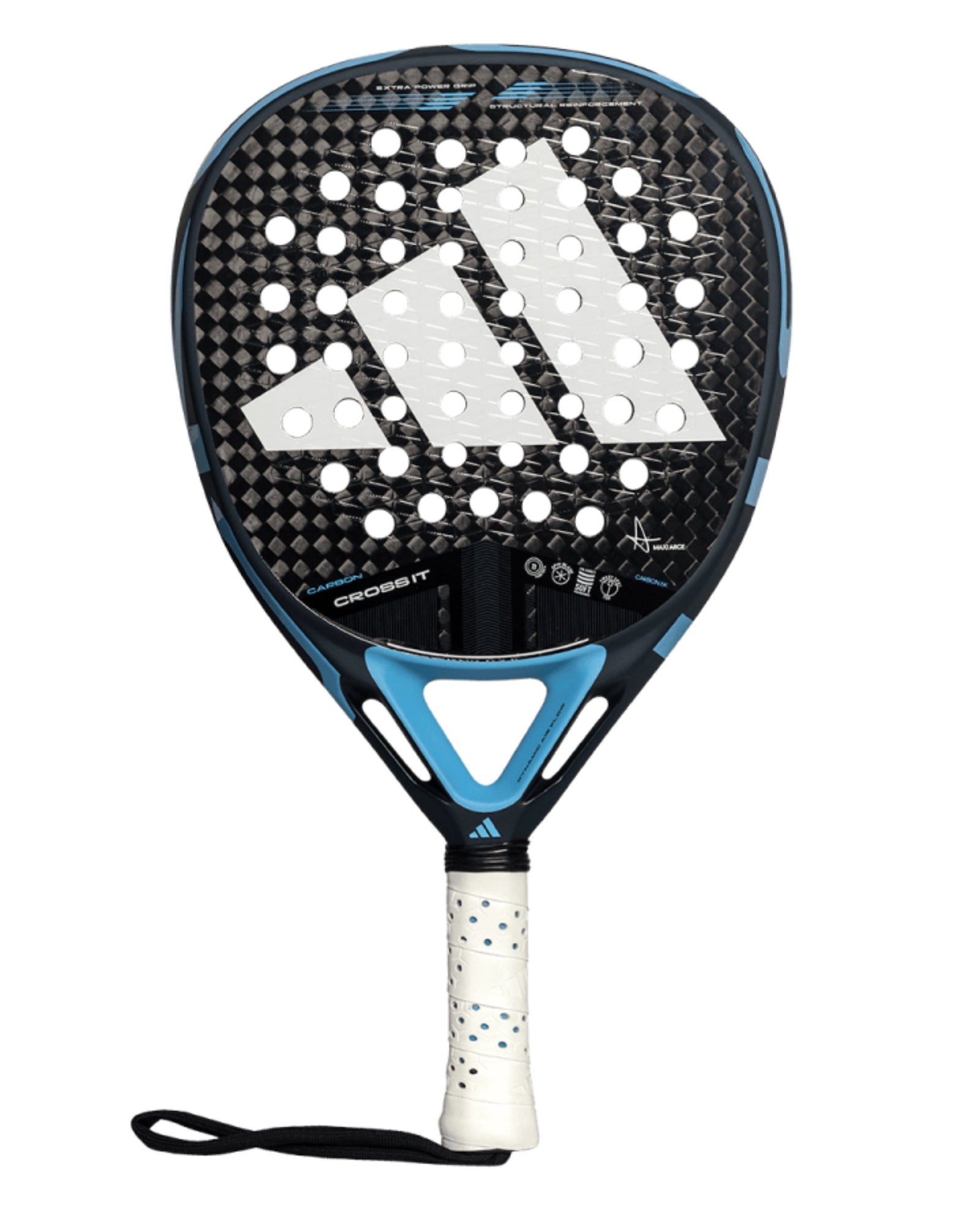 Adidas Cross IT Carbon Maxi Arce Padel Racket - Face