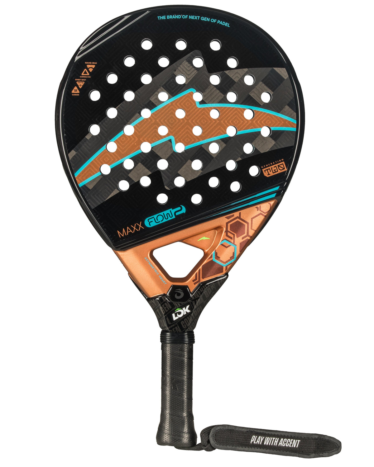 LOK Maxx Flow Gen 2 Padel Racket - Cover