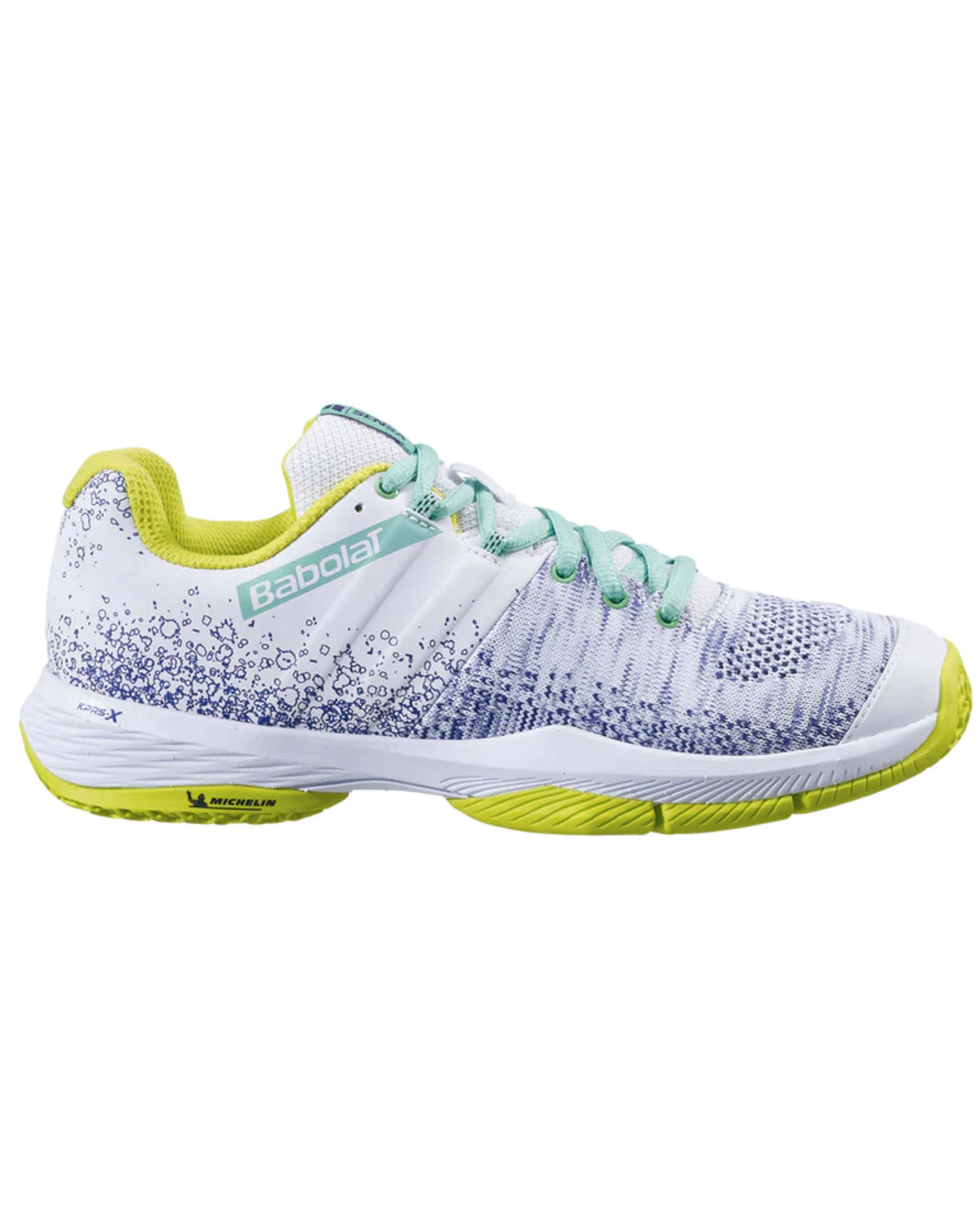 Babolat Sensa Women Padel Shoes - White/Lime - Cover