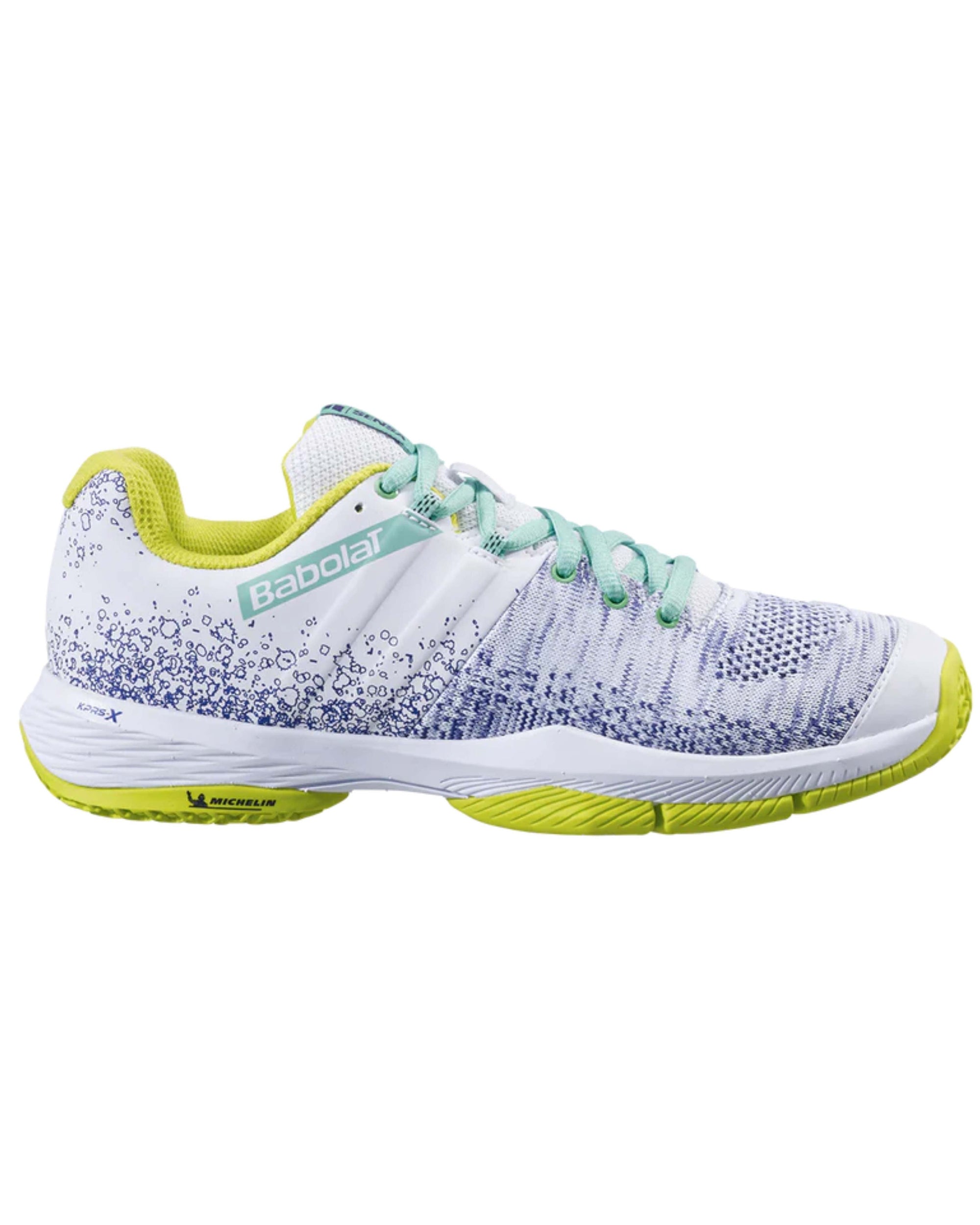 Babolat Sensa Women Padel Shoes - White/Lime - Cover