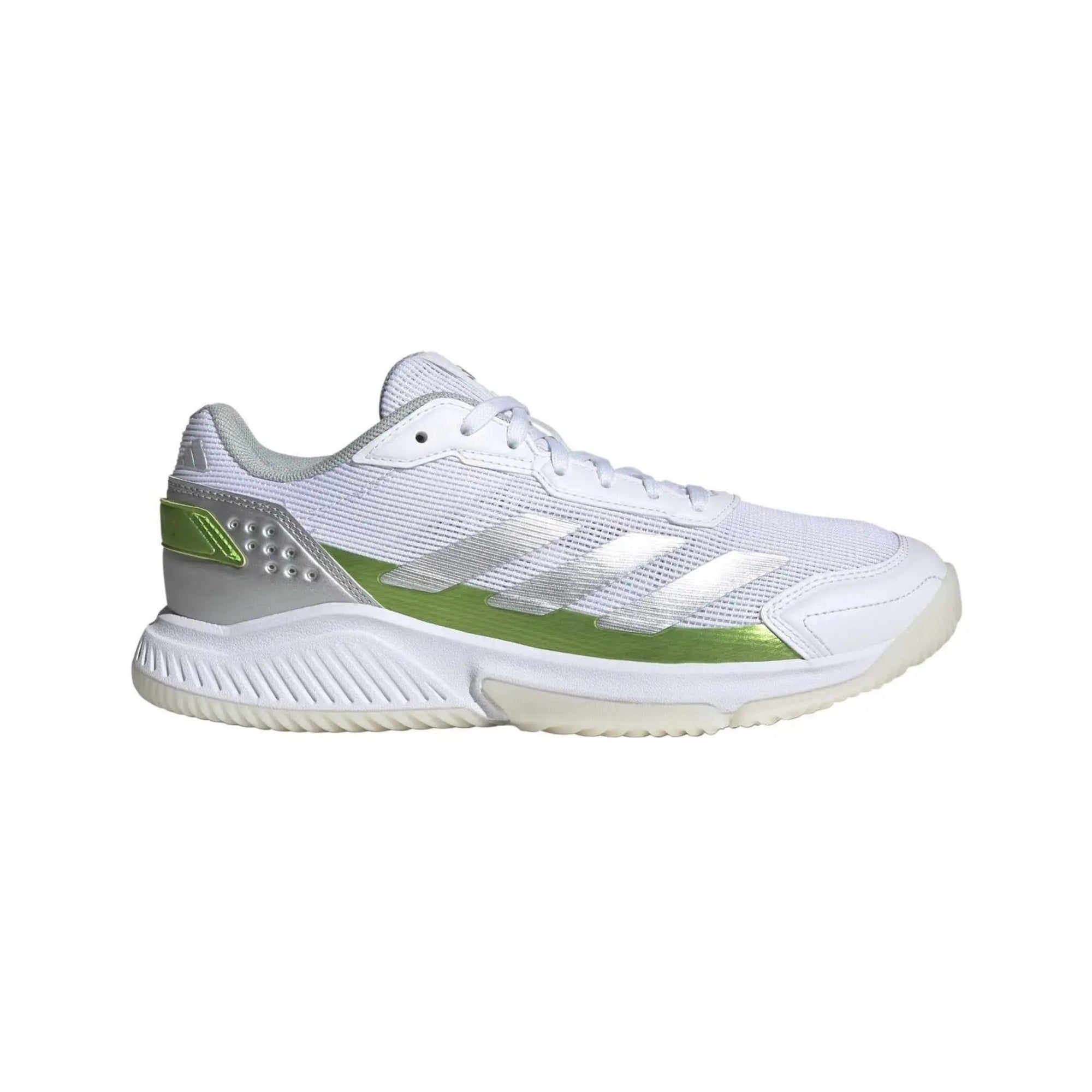 Adidas Courtquick Padel Shoes W - White/Lucid Lemon - Cover