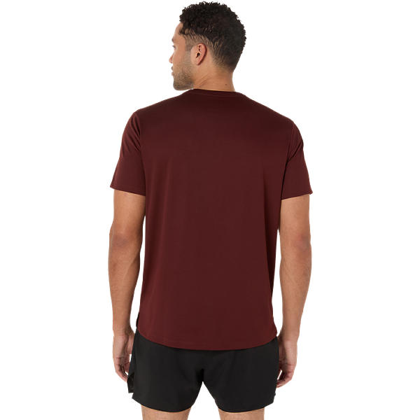 Asics Core SS Top Dark Red Planet