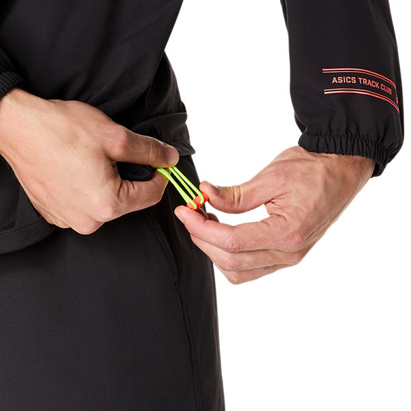 Asics Track Club Relaxed Pullover Jacket Performance Black