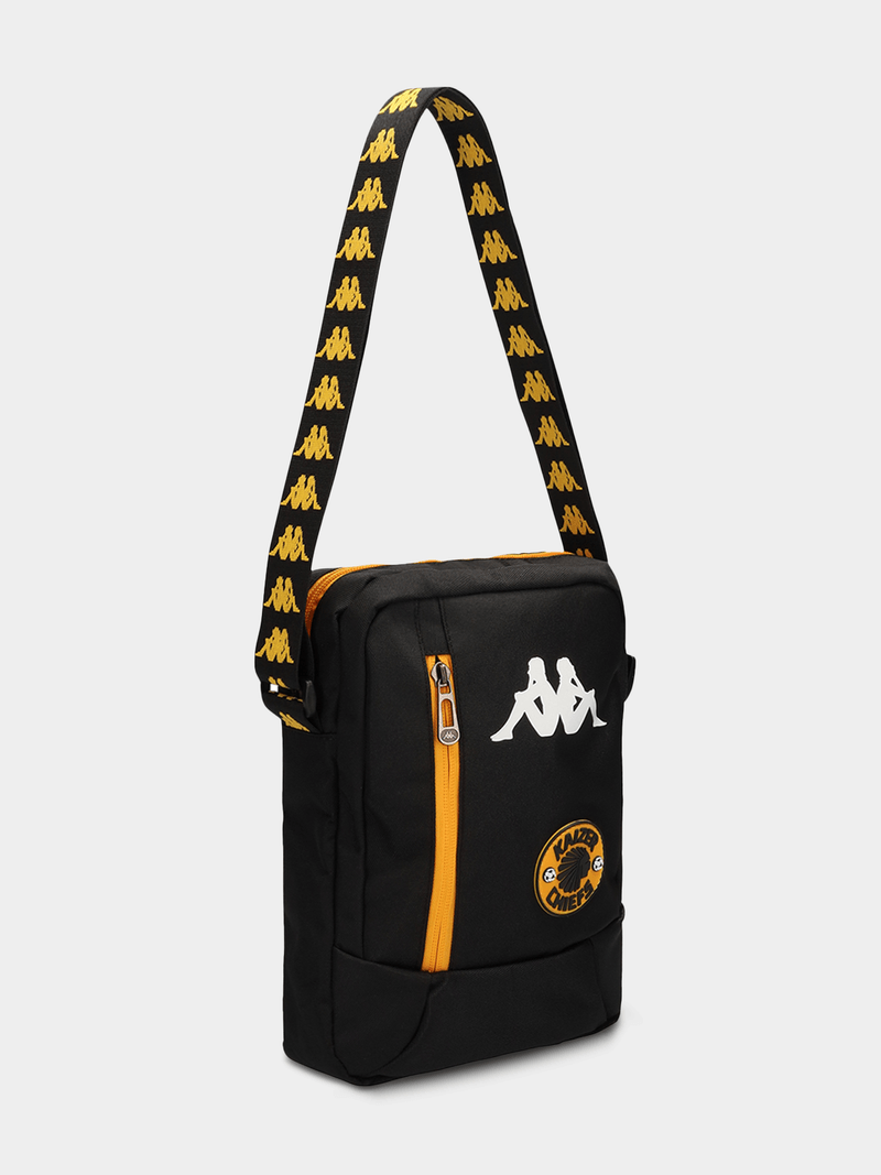 Kappa Kaizer Chiefs Kailua Black Cross Body Bag: Compact, Stylish, Secure, Fan Essential