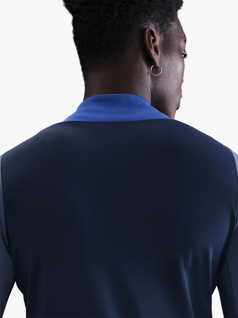 Nike Men&#39;s PSG Dri-Fit Strike Navy Soccer Training Top with Thumbholes