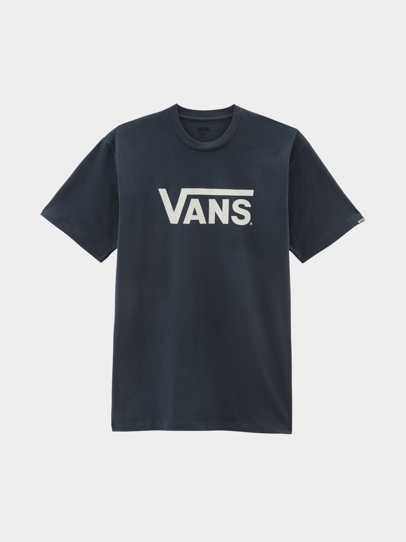 Vans Men&#39;s Classic Logo Graphic Short-Sleeve Crew Neck T-Shirt - Blue