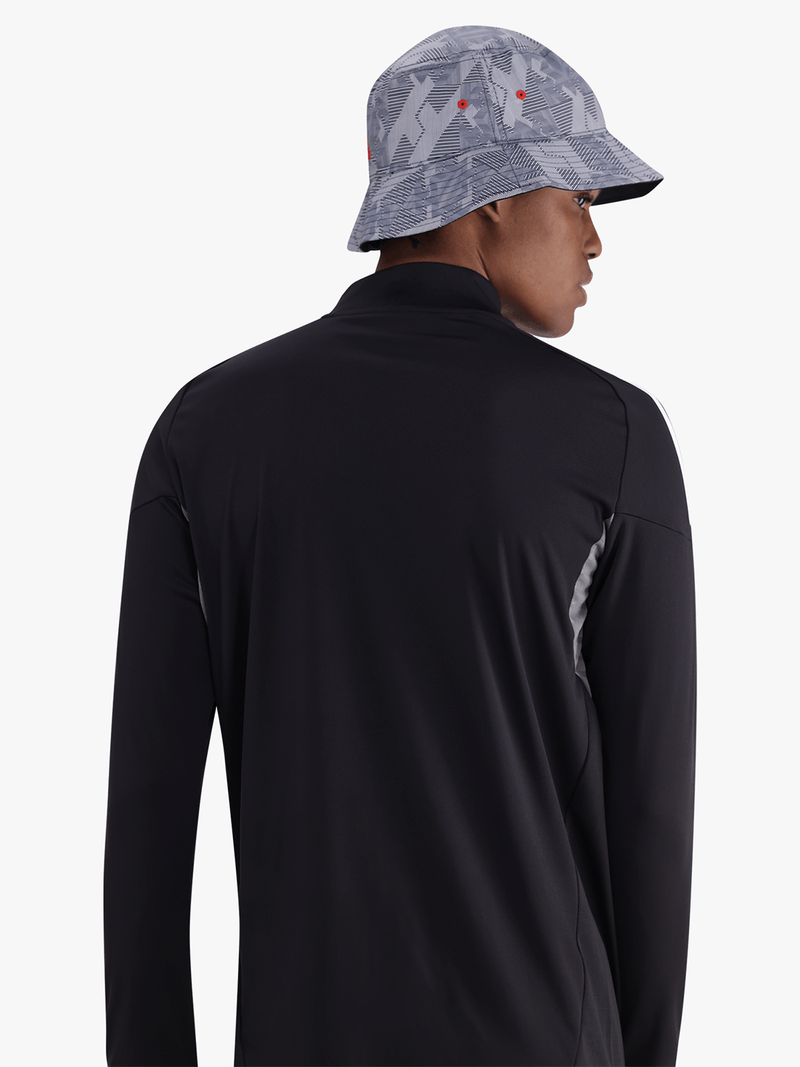 adidas Orlando Pirates Grey &amp; White Stylish Fan Bucket Hat - Comfortable Sun Protection