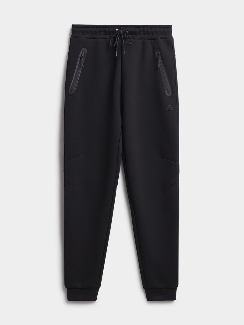 TS Men&#39;s Studio-Tech Black Jogger Pants with Side Popper Closures