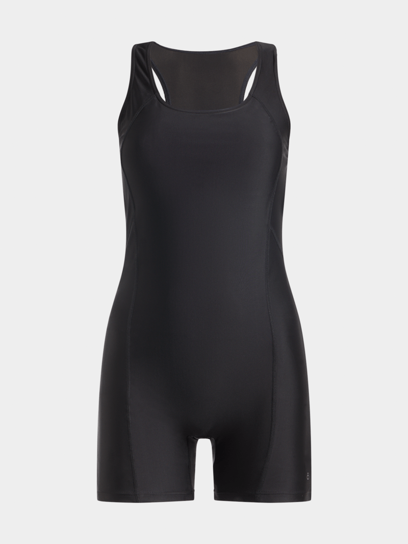 TS KB Women's Polyester Boyleg Black Swimsuit - Enhanced Comfort & Coverage