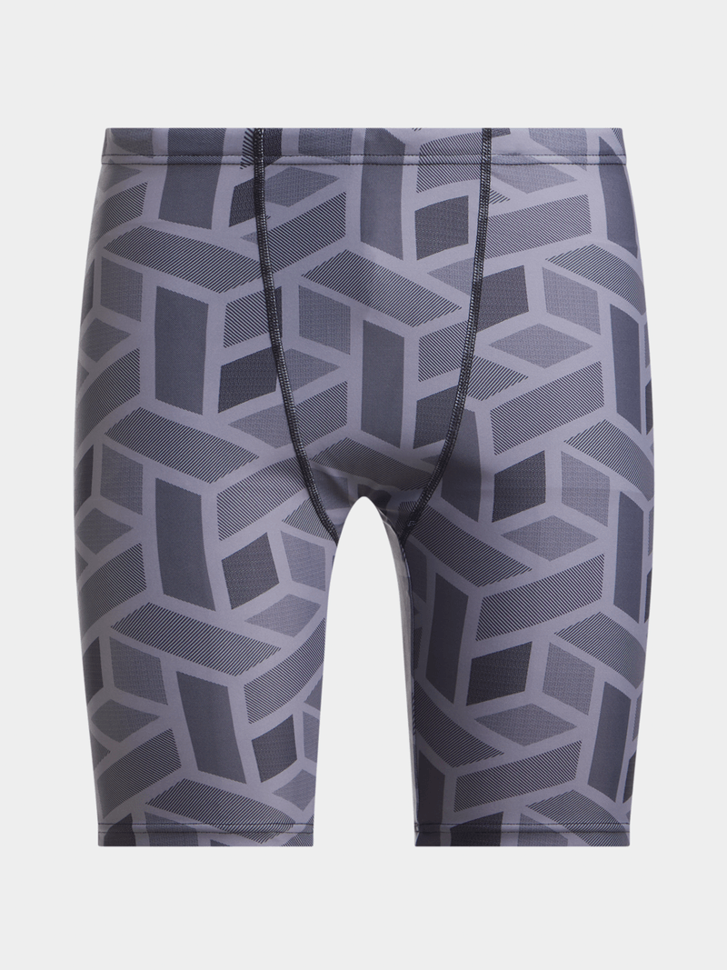 TS KB Men&#39;s Performance All-Over Print Grey Jammer Swim Trunks