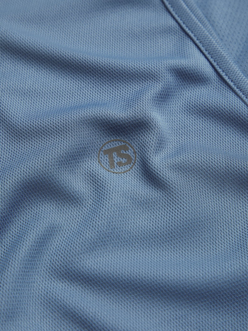 TS Men's Performance Periwinkle Musclehugger Training Vest - Lightweight, Breathable