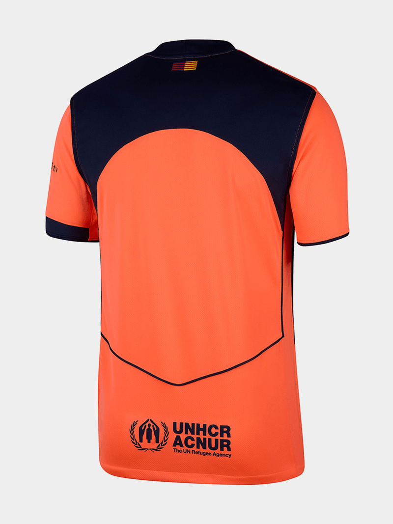 Nike Men's Barcelona 3rd 25/26 Mango Navy Stadium Soccer Jersey