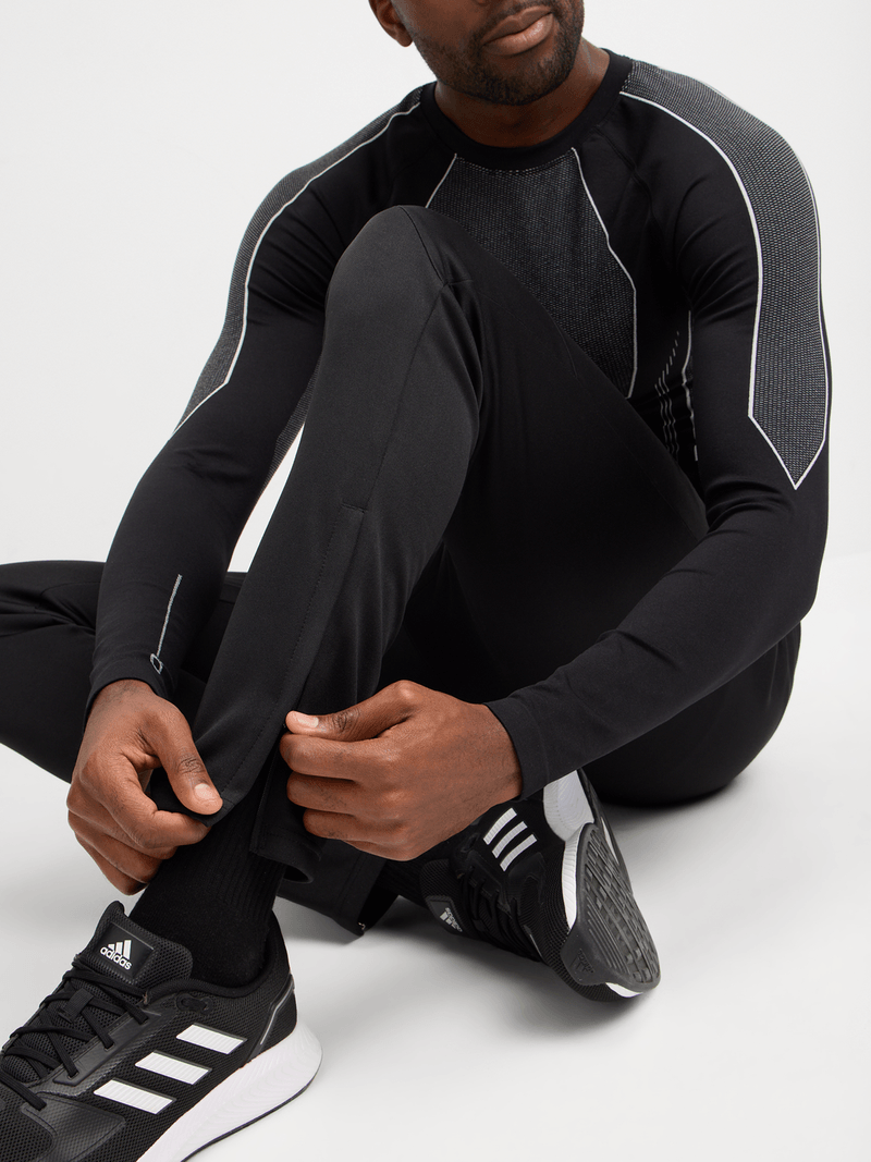 TS Men&#39;s Performance Agility Tricot Active Pants - Lightweight, Athletic Fit, Black