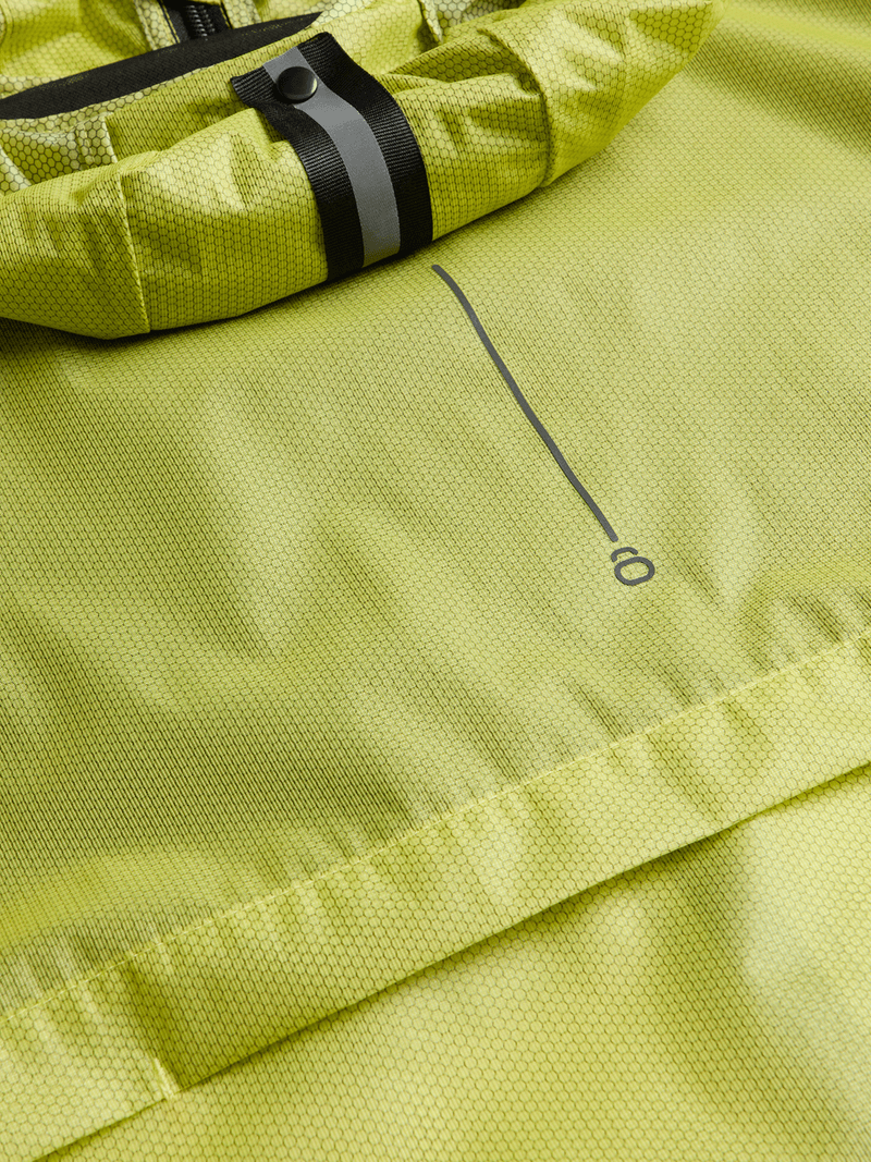 TS Men&#39;s Summit Marathon Ultralight Lime Running Jacket: Vented, Water-Resistant, Wind-Blocking
