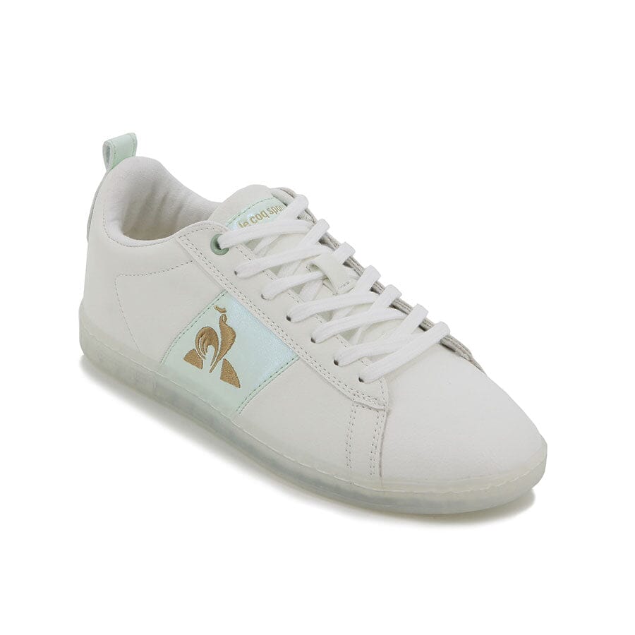 Courtclassic Ladies Sneakers White Ambrosia Gold - Le Coq Sportif
