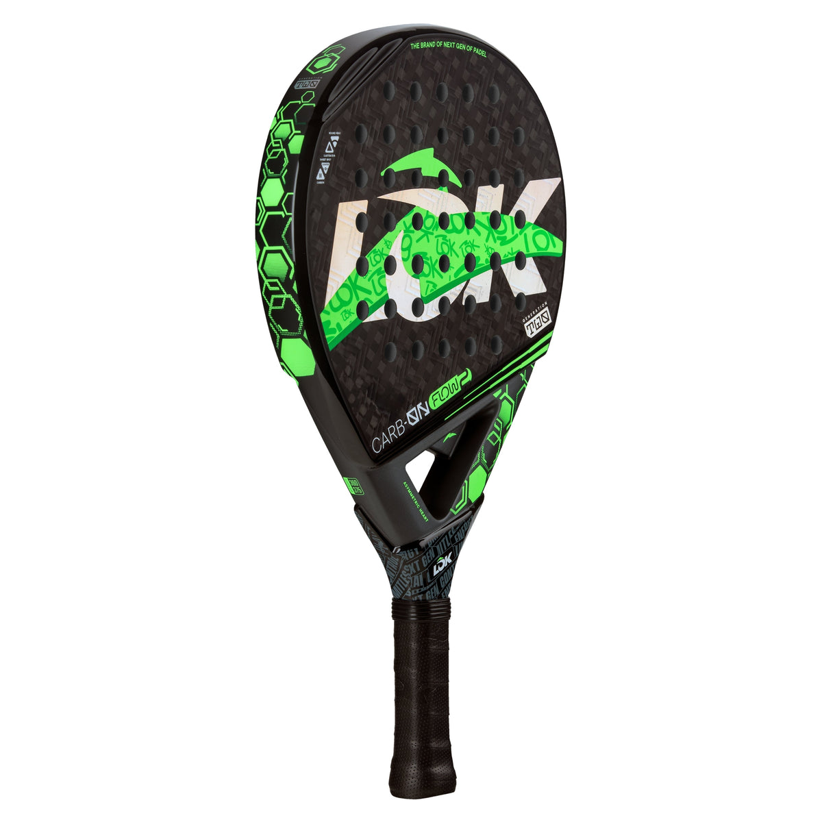 LOK Carb-On Flow Gen 2 Padel Racket - Right