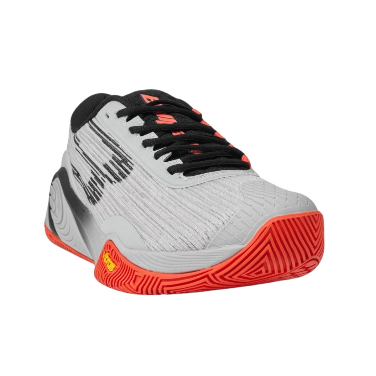 Bullpadel Hack Vibram 24V Padel Shoes - Light Grey - Front