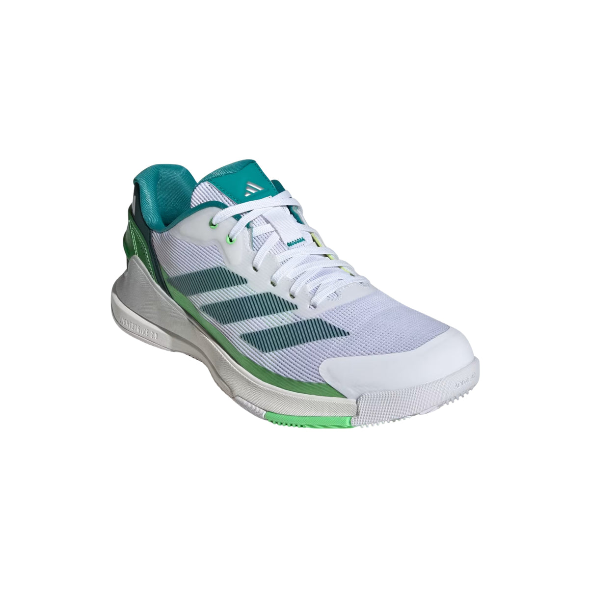 Adidas Crazyquick Lightstrike Padel Shoes - White/Aurora Ivy - Right