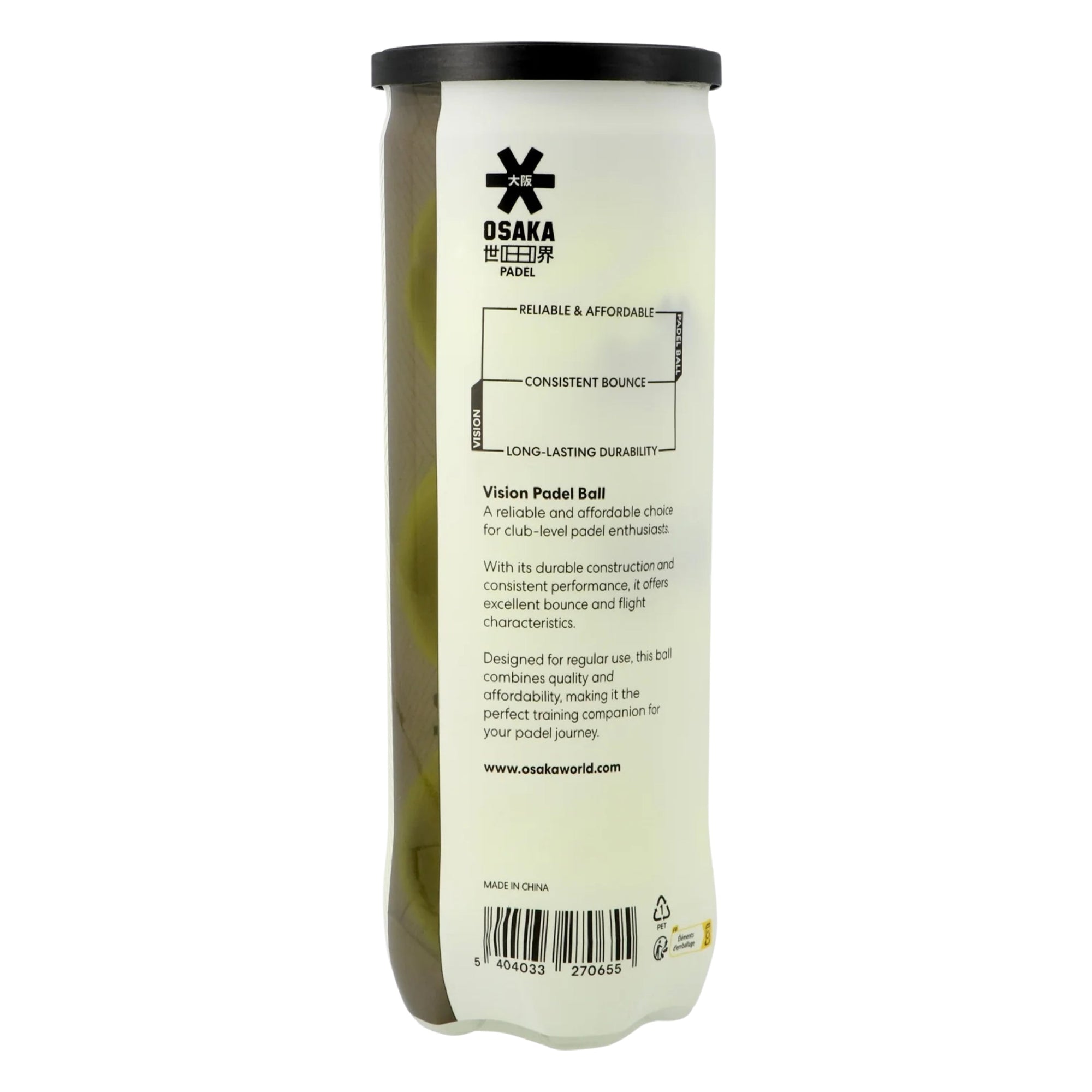 Osaka Vision Padel Balls - Cover