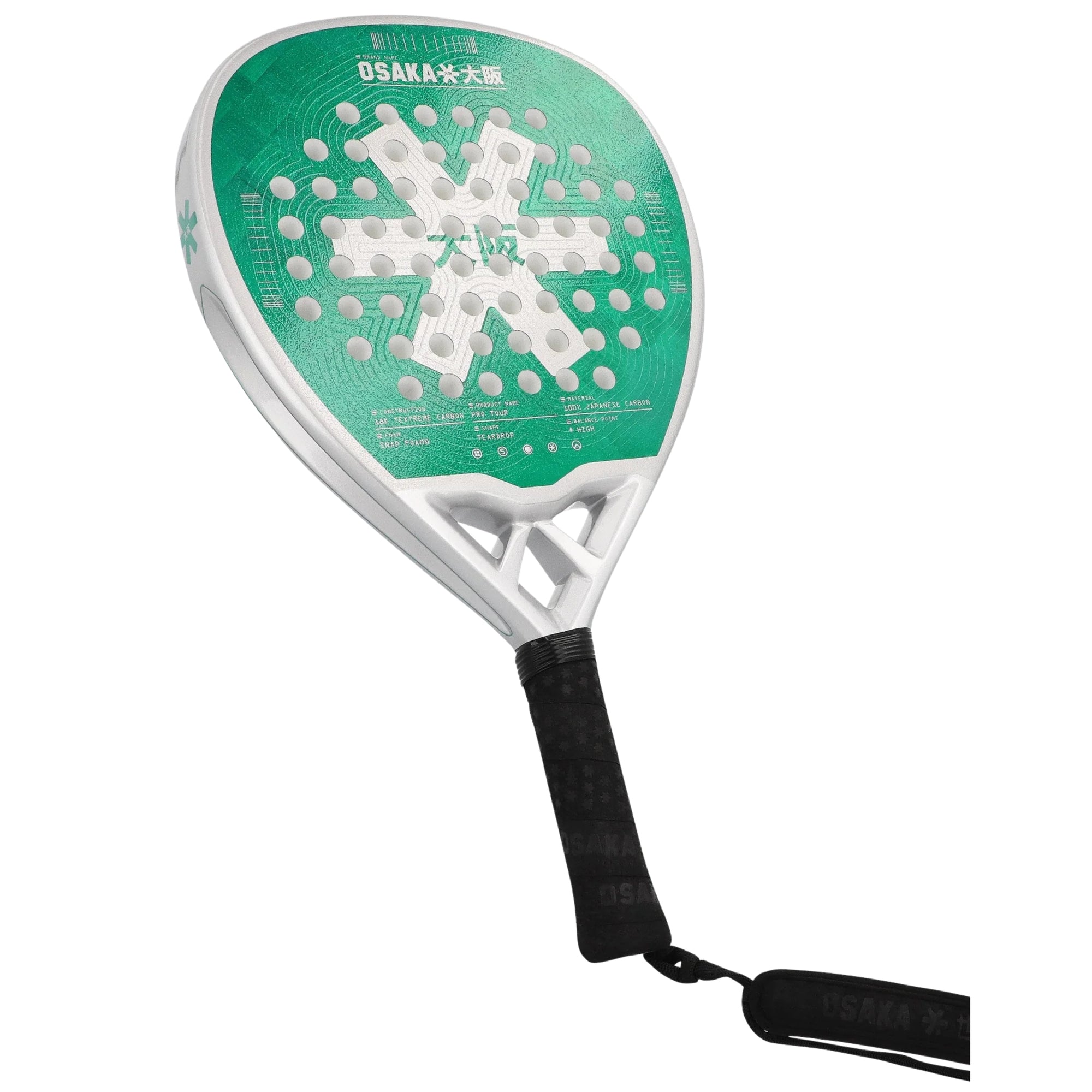 Osaka Pro Tour Power Padel Racket - Aquatic - Cover