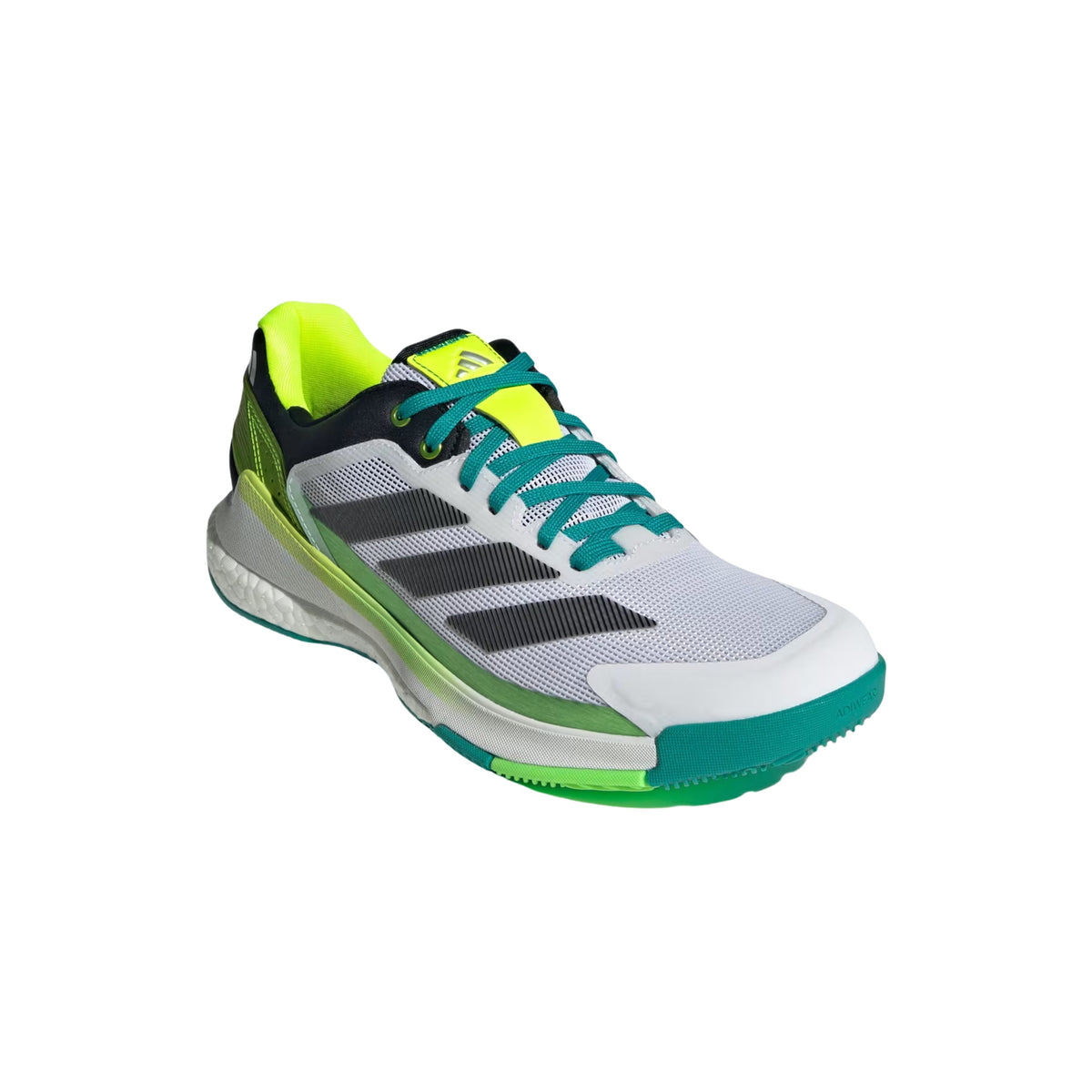Adidas Crazyquick Boost Padel Shoes - White/Green -  - Front
