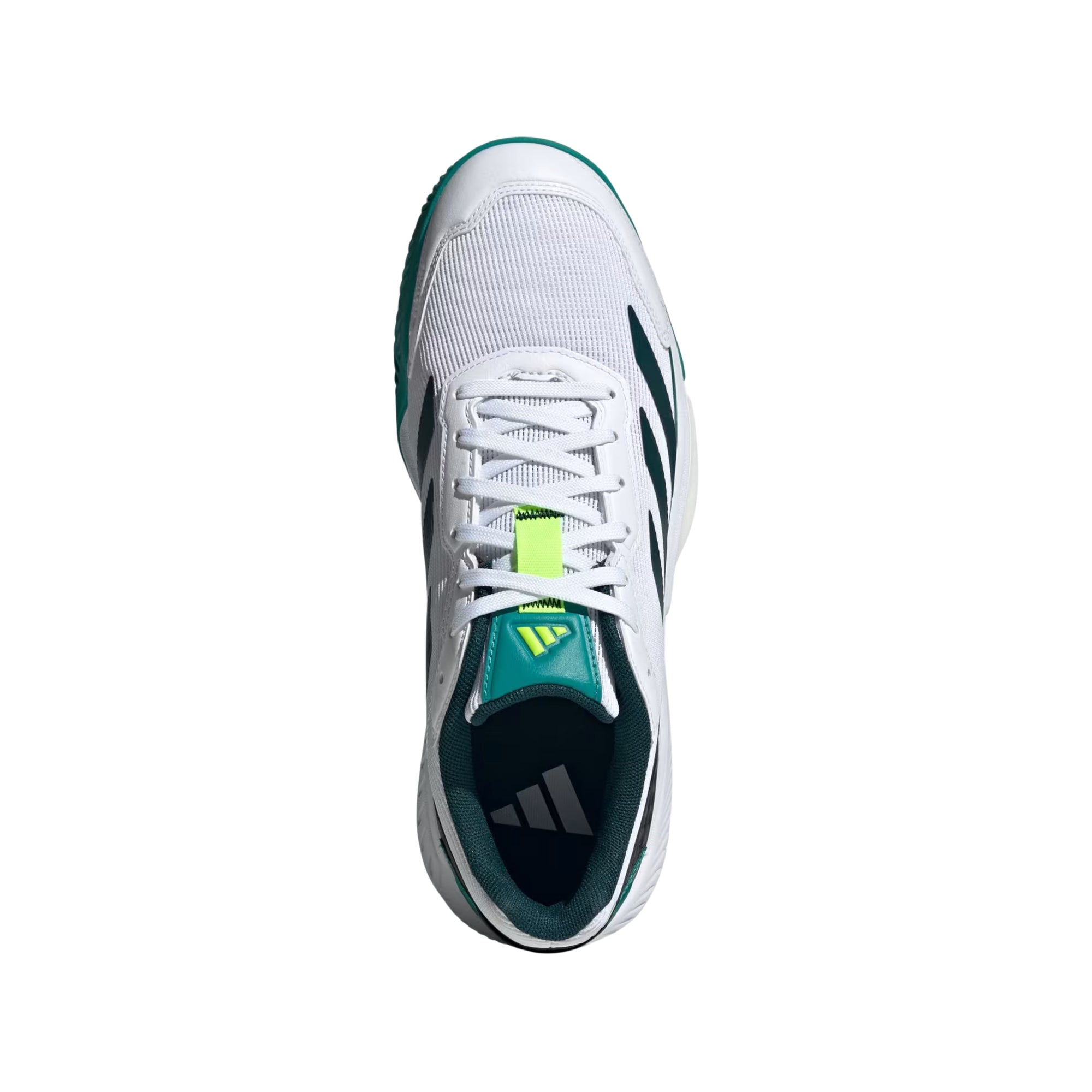 Adidas Courtquick Padel Shoes - White/Aurora Ivy - Cover