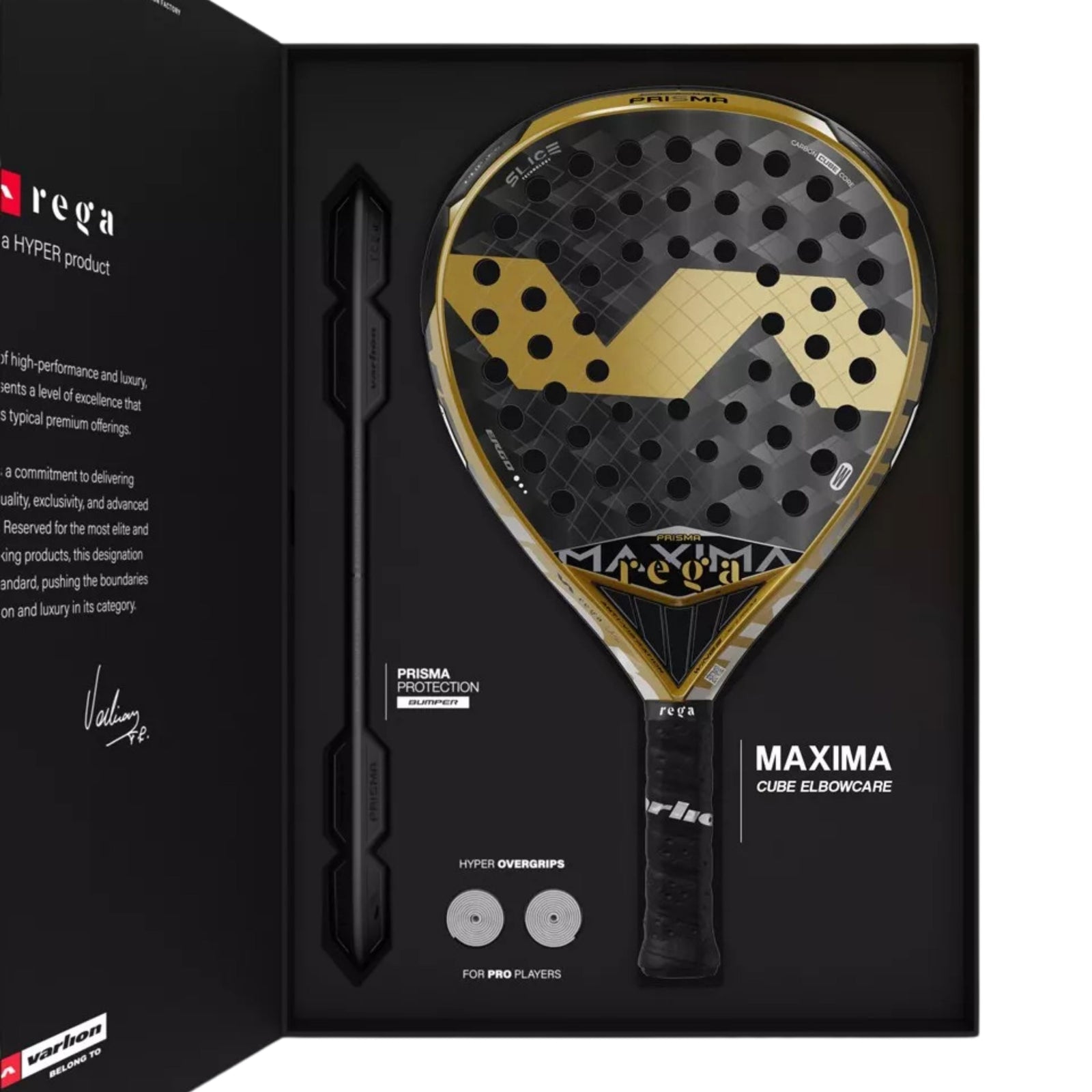Varlion Maxima Cube Elbowcare Padel Racket - Cover