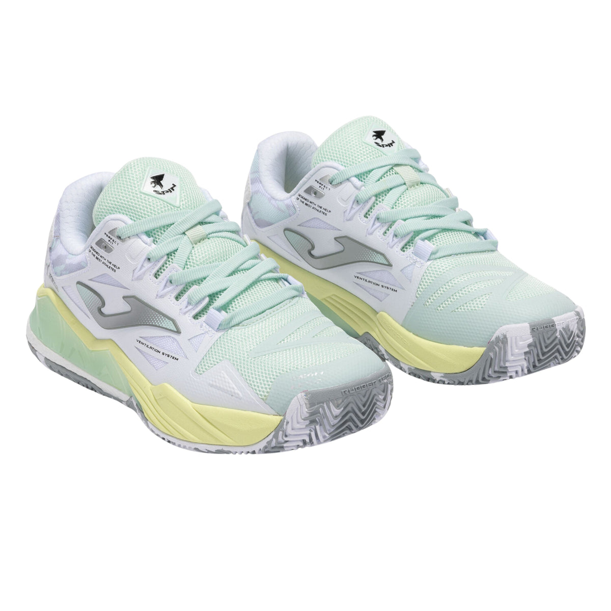 Joma SPIN Lady 2502 Padel Shoe - White - Front