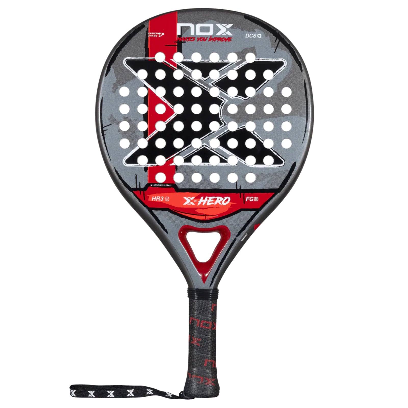 NOX X-Hero Red Padel Racket - Cover