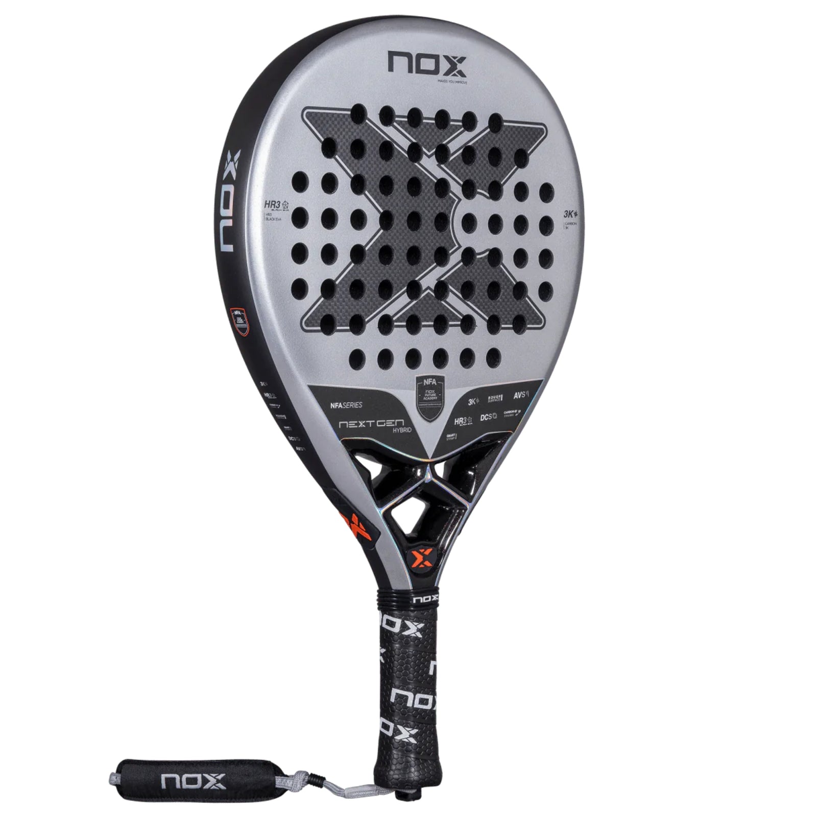 NOX Nextgen Pro Hybrid 3K Padel Racket - Cover